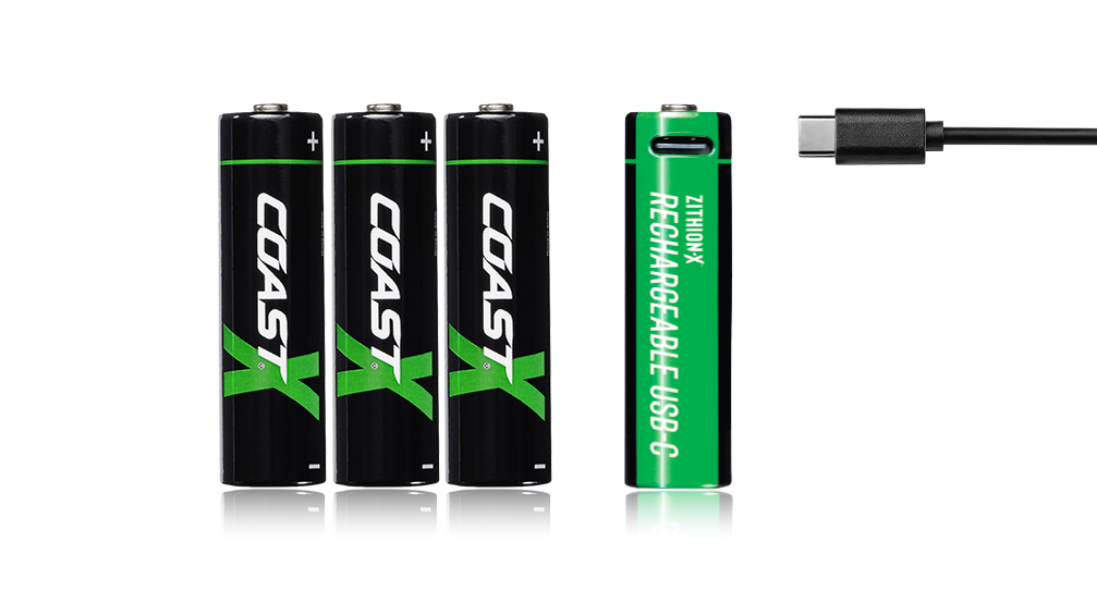 GreenEarth USB Rechargeable AA Batteries, 1450 mAh