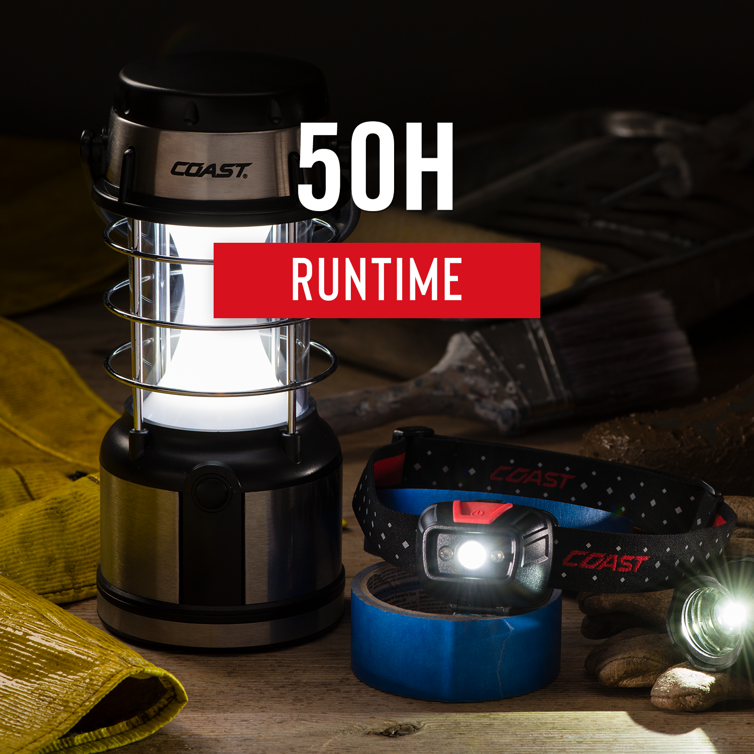 Coast Part # EAL12 - Coast Eal12 Dual Color Led Emergency Area Lantern With  38 Hour Runtime - Lanterns - Home Depot Pro