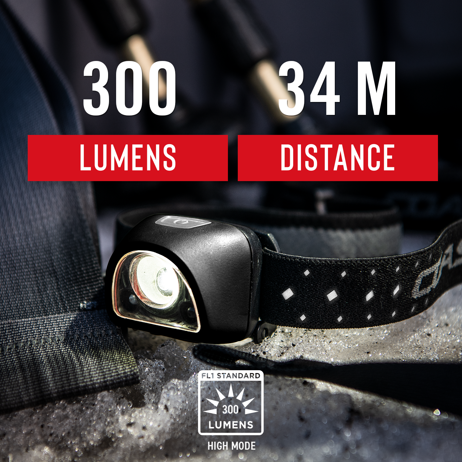 COAST FL1R 300 Lumen Ultralight Rechargeable Headlamp with Red LED – Products