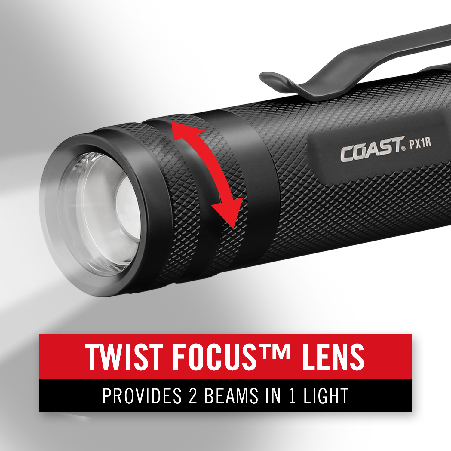 COAST PX1R Lumen Rechargeable LED Flashlight – COAST Products