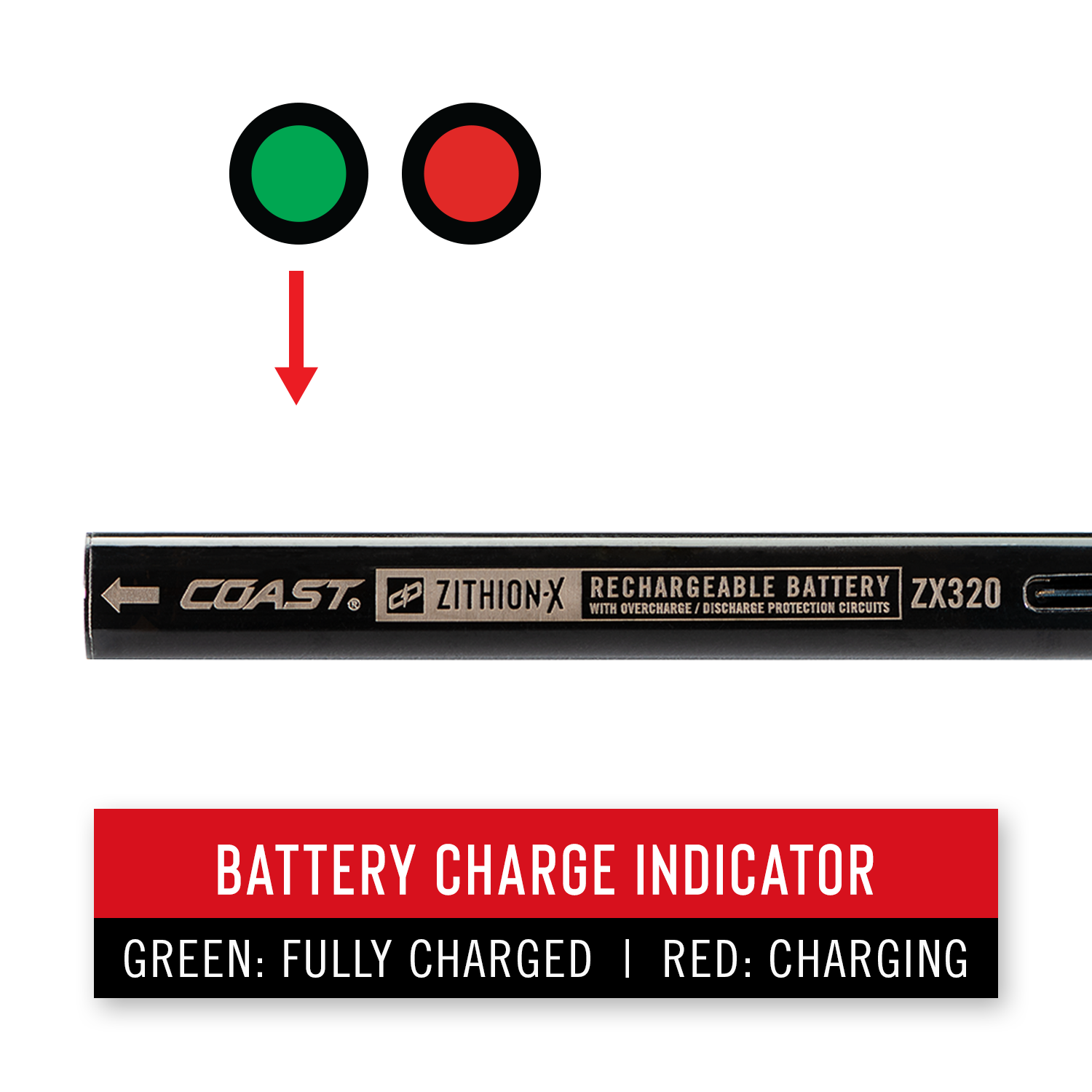 ZX320 Rechargeable Battery – COAST Products
