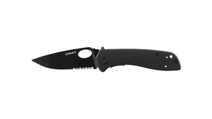 COAST DX311 3.35 Inch Stainless Steel Blade Double Locking Folding Knife with Nylon Handle, side photo