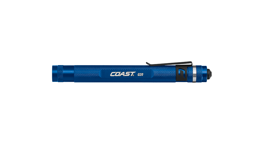 COAST G20 ALKALINE-DUAL POWER LED Penlight with Inspection Beam Optic –  COAST Products