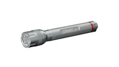 COAST G26 330 Lumen 6.1 Inch Titanium LED Flashlight, angled photo