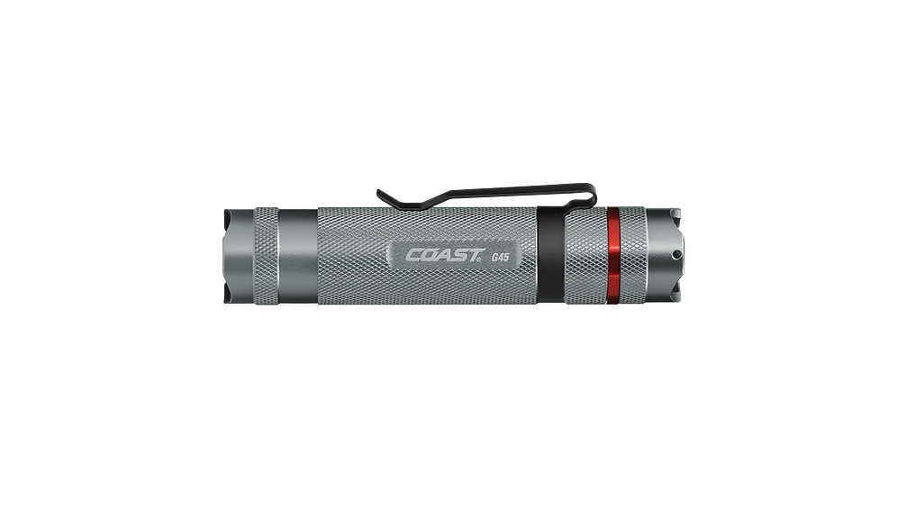 COAST G45 385 Lumen 4.6 Inch LED Flashlight, side photo