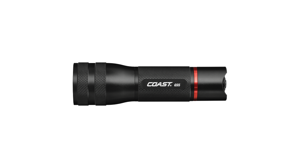 COAST G55 650 Lumen Pure Beam Focusing LED Flashlight