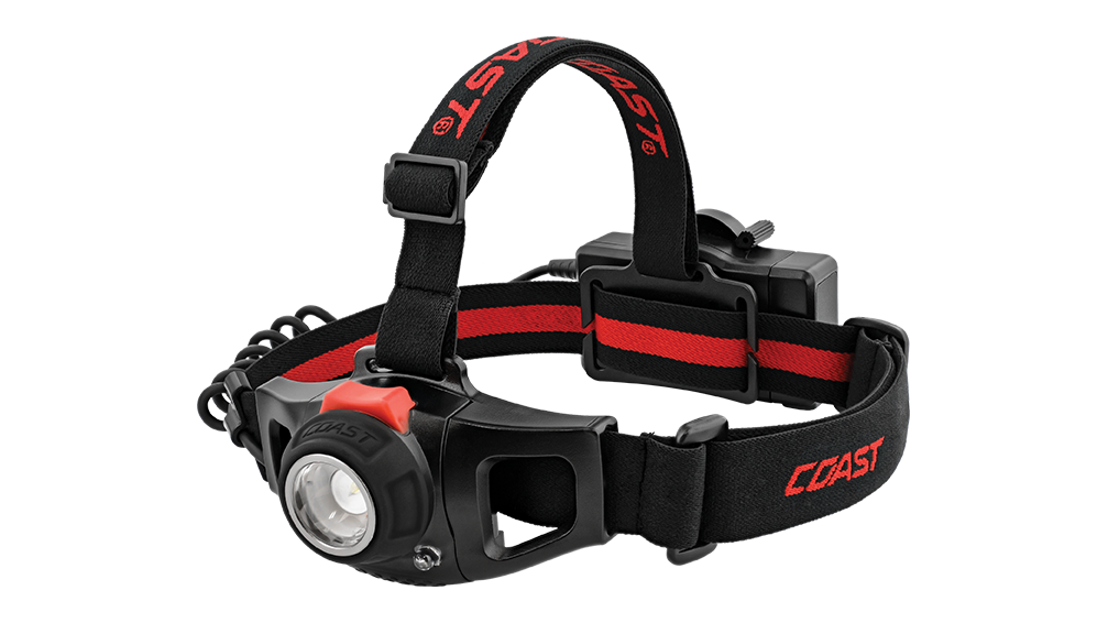 COAST HL77R 550 Lumen Dual Color (White  Red) Rechargeable Headlamp – COAST  Products