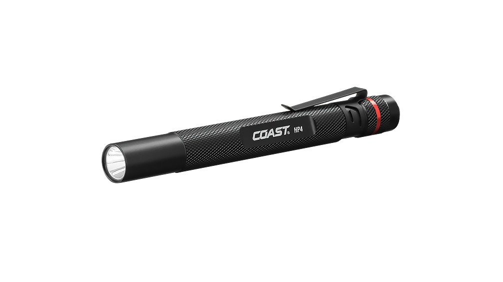 COAST HP4 100 Lumen Bulls-Eye Spot Beam Penlight, Batteries Included – COAST  Products