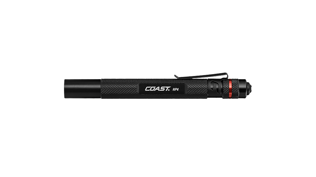 COAST HP4 100 Lumen Bulls-Eye Spot Beam Penlight, Batteries