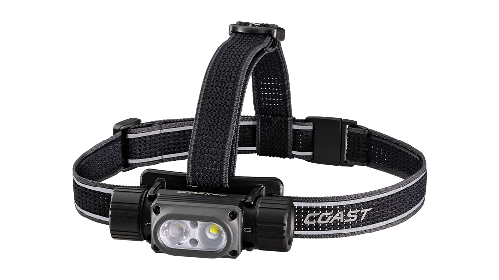 COAST WPH34R 2000 Lumen Waterproof Rechargeable LED Headlamp