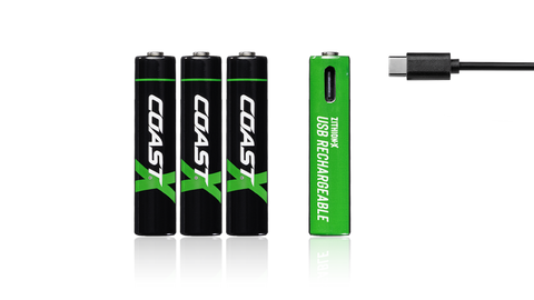 Batterie Rechargeable AAAA et chargeur USB AAAA pour Batteries de
