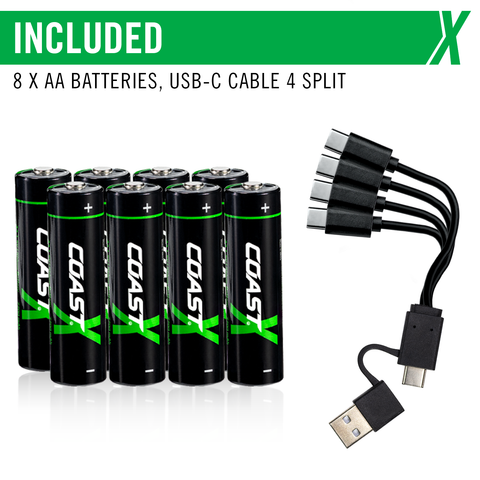 USB-Rechargeable AA Battery Kit
