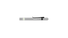 COAST A8R LED penlight pocket clip, side.