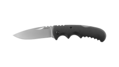 COAST BX315 3.75 Inch Stainless Steel Blade Lockback Folding Knife with Rubber Handle, side photo