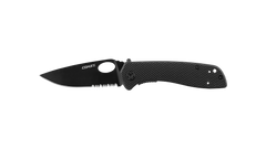 COAST DX311 3.35 Inch Stainless Steel Blade Double Locking Folding Knife with Nylon Handle, side photo
