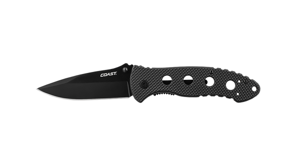 COAST DX330 Double Lock Folding Knife with Glass Breaker – COAST