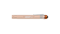 COAST G20 orange 4 inch LED inspection light replacement pocket clip, side photo.