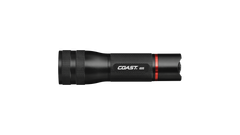 COAST G55 650 Lumen Focusing LED Flashlight, Black, Side Photo