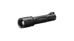 COAST Black HP5R Black 185 Lumen 4.875 Inch Rechargeable LED Flashlight, angled photo