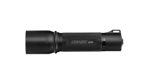 COAST HP7R Black 300 Lumen 6.125 Inch Rechargeable LED Flashlight, side photo