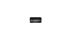 A side view of the black COAST HX5R Rechargeable Battery.