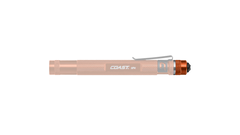 COAST Orange HP4 120 Lumen 5.8 Inch LED Flashlight Tail Cap, side photo